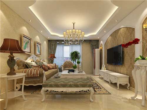 翠提春曉138平米簡歐效果圖