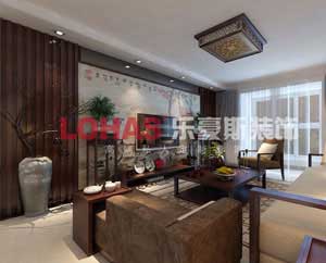 奧北公元152平米三室兩廳新中式裝修效果圖 奧北公元152平米三室兩廳新中式裝修效果圖