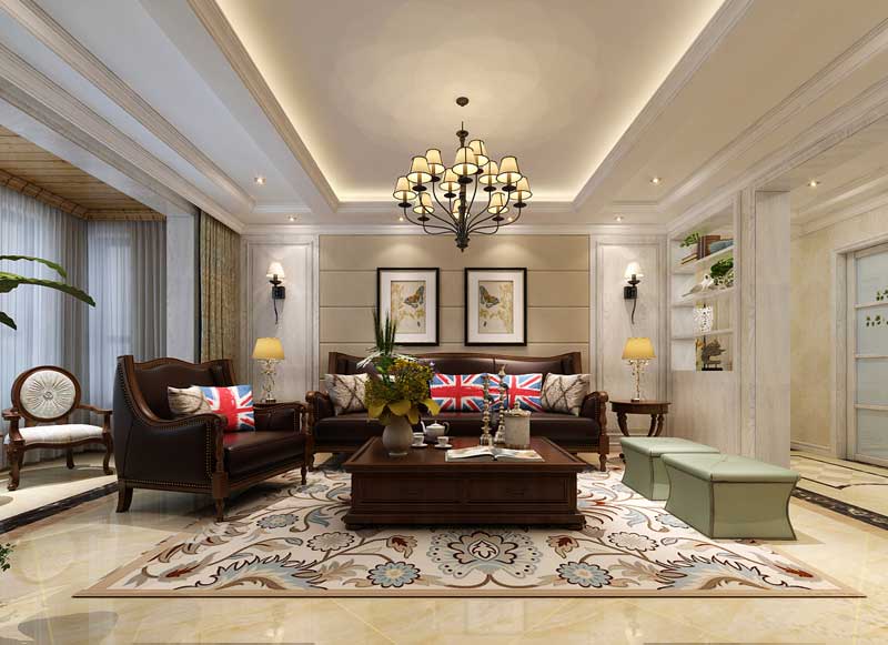 正定墅洋居禮245平米三室兩廳四衛(wèi)歐式風(fēng)格