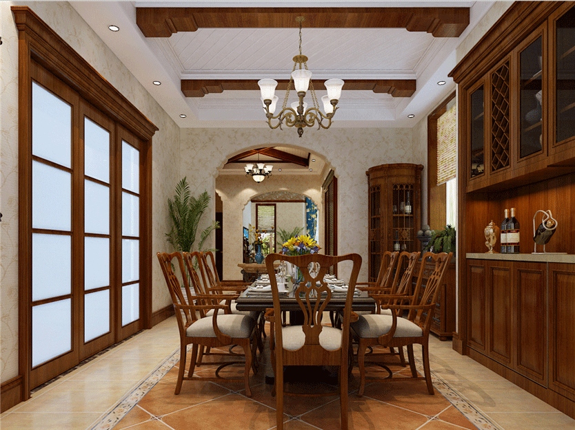 石家莊美式別墅裝修效果圖