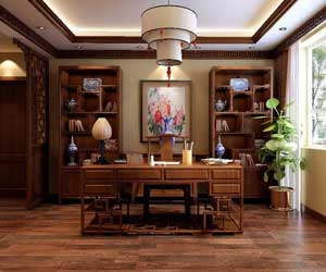 石家莊別墅書房設計