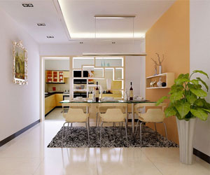 如何設(shè)計(jì)餐廳廚房隔斷？