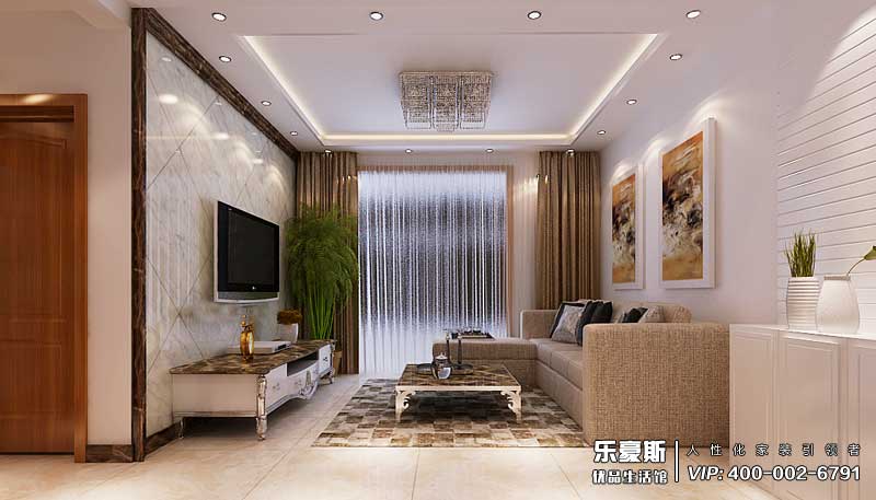 保利拉菲公館朗菲園現(xiàn)代風(fēng)格裝修效果圖