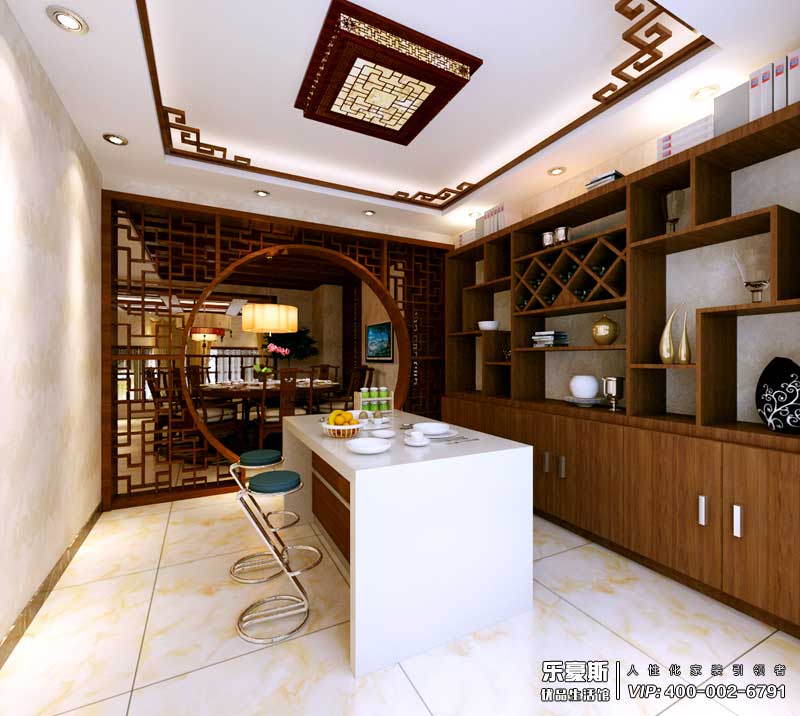 納帕溪谷中式風(fēng)格裝修效果圖