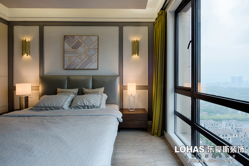 正定御河上院現(xiàn)代簡(jiǎn)約主臥裝修