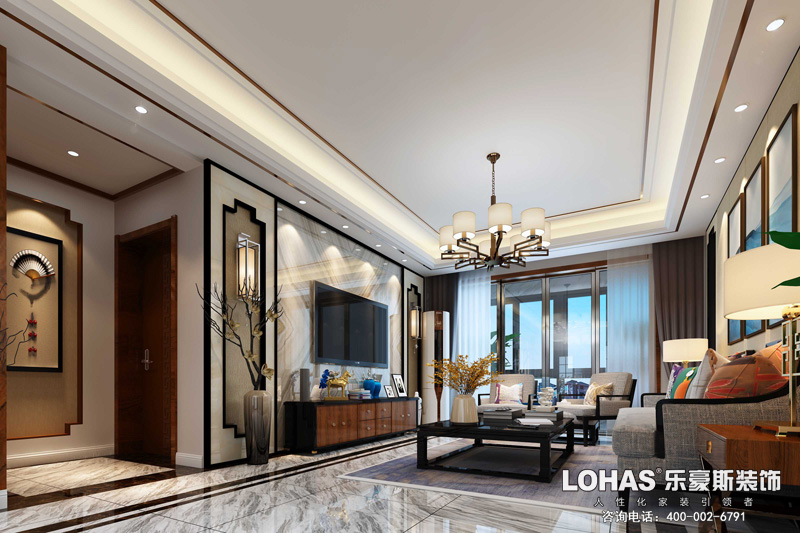 御河上院142平米裝修效果圖