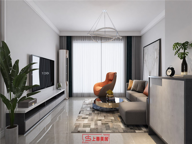 金盛悅府92平現(xiàn)代風格