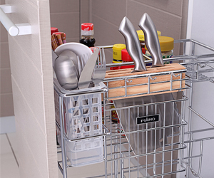 廚房收納巧設(shè)計 買再多的東西也不怕啦！