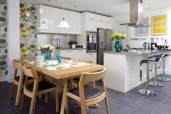 開放式廚房裝修效果圖