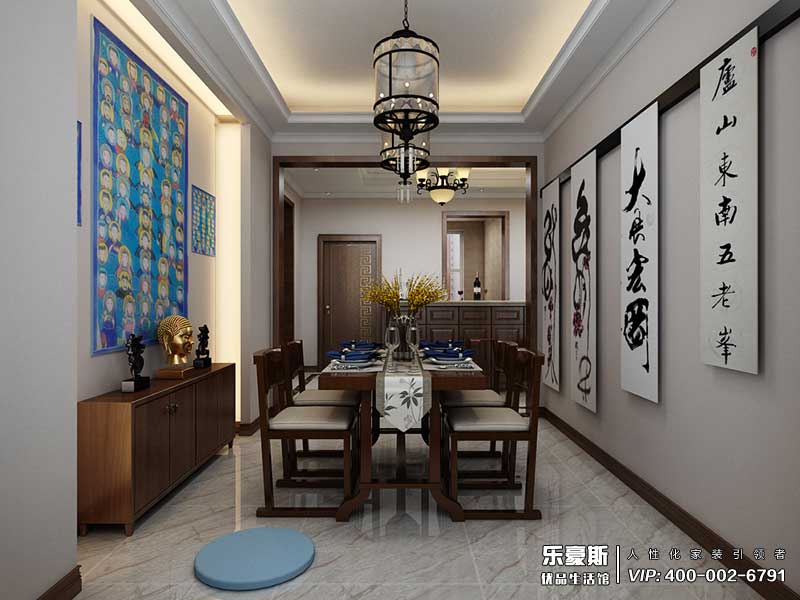 御河上院新中式風格裝修效果圖