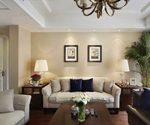 120平米裝修預算 18萬享受自由淡雅美式風！