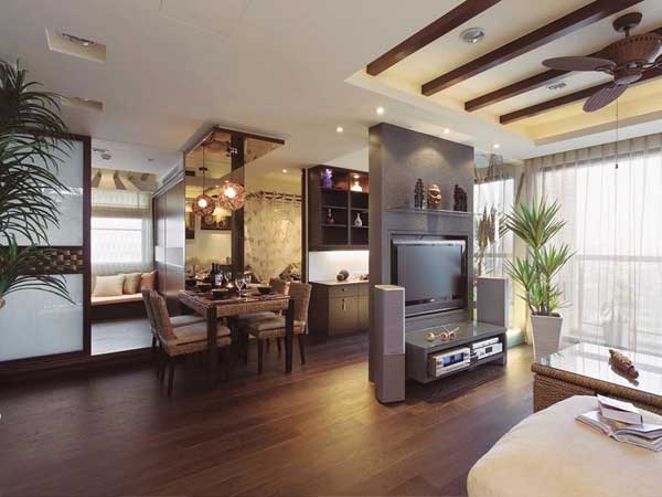 東南亞客廳吊頂