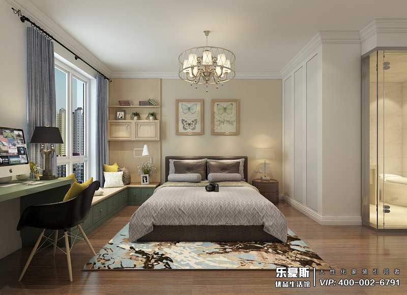 天海譽(yù)天下139平米北歐風(fēng)格裝修效果圖