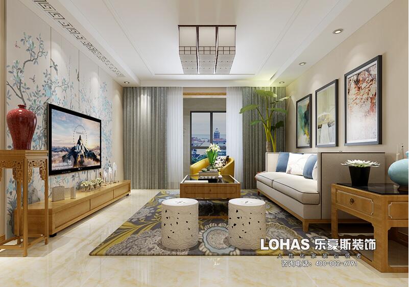 中基禮域尚城新中式風(fēng)格裝修效果圖