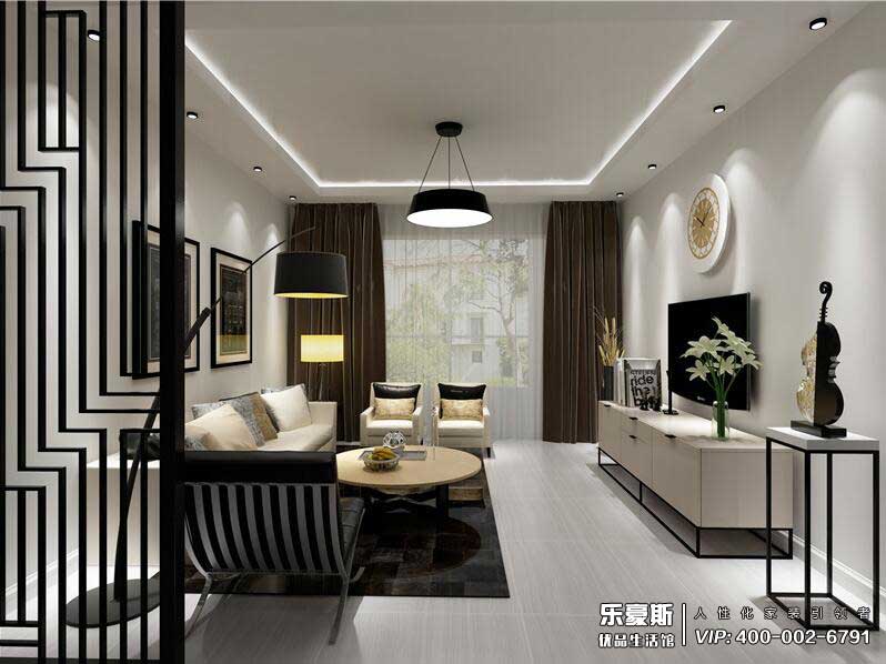 石家莊保利花園現(xiàn)代簡(jiǎn)約風(fēng)格裝修效果圖