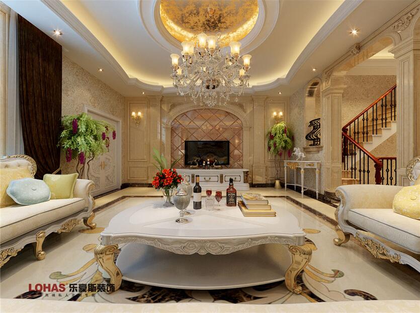 石家莊紅石原著別墅歐式風(fēng)格裝修效果圖