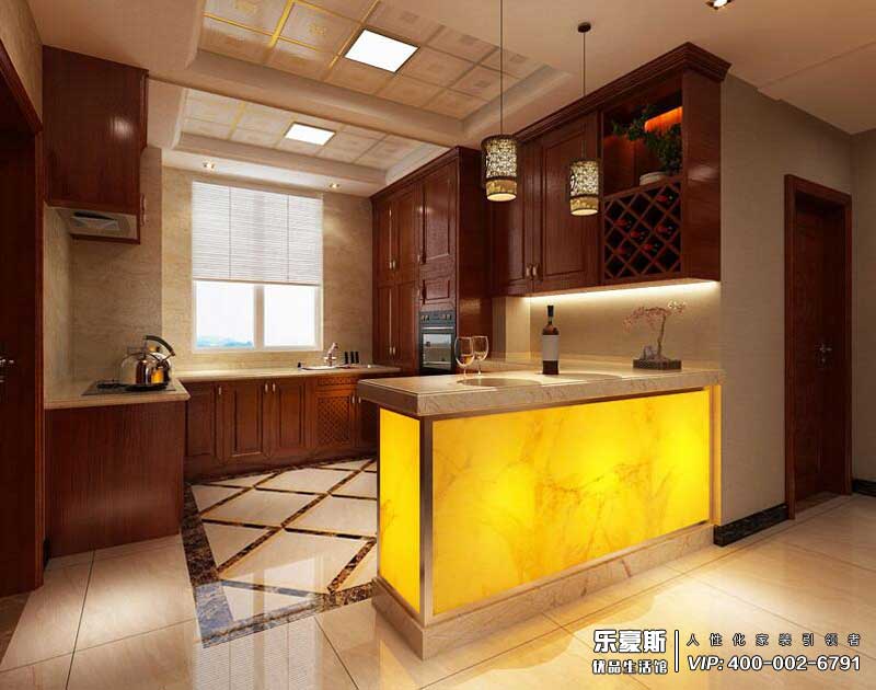 石家莊翰唐小區(qū)中式風(fēng)格裝修效果圖