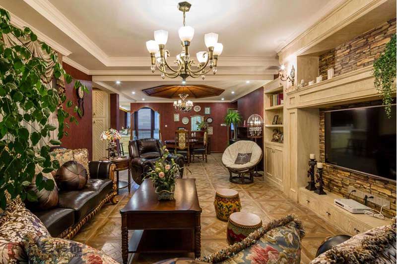 英式田園風(fēng)格別墅裝修效果圖