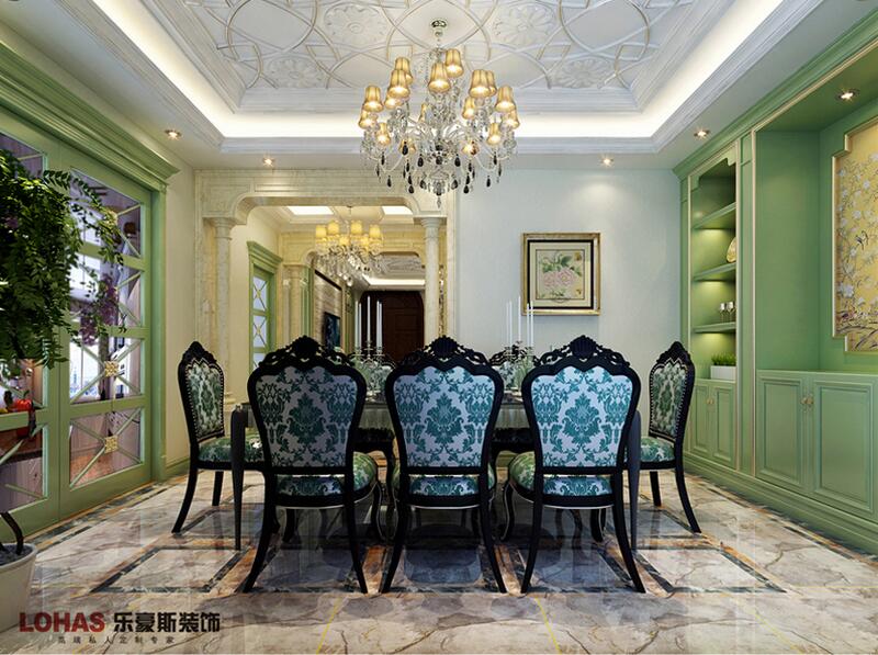 石家莊恒大金碧天下400平米新古典風(fēng)格裝修效果圖