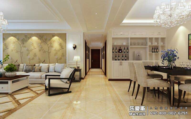 石家莊萬信花園220平米現(xiàn)代簡約風(fēng)格裝修效果圖