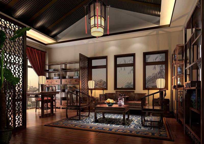 書房別墅裝修效果圖8