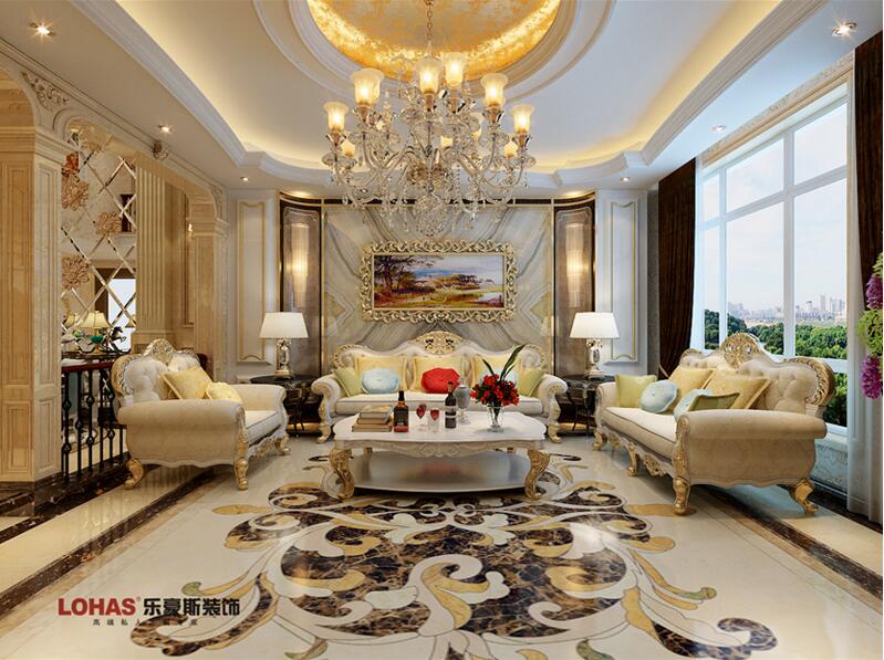 紅石原著500平米歐式風(fēng)格裝修效果圖