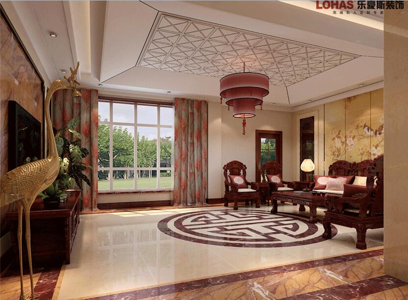 上山間380平米新中式風(fēng)格裝修效果圖