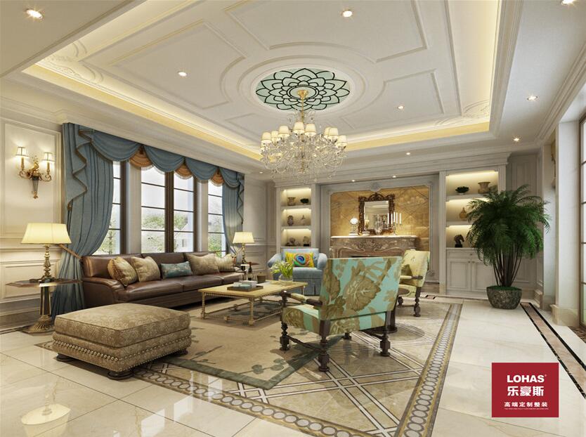 西山一號歐式風格別墅裝修效果圖