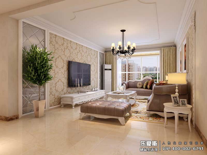 正定天山熙湖簡歐風(fēng)格裝修效果圖