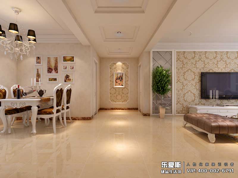 正定天山熙湖簡歐風(fēng)格裝修效果圖