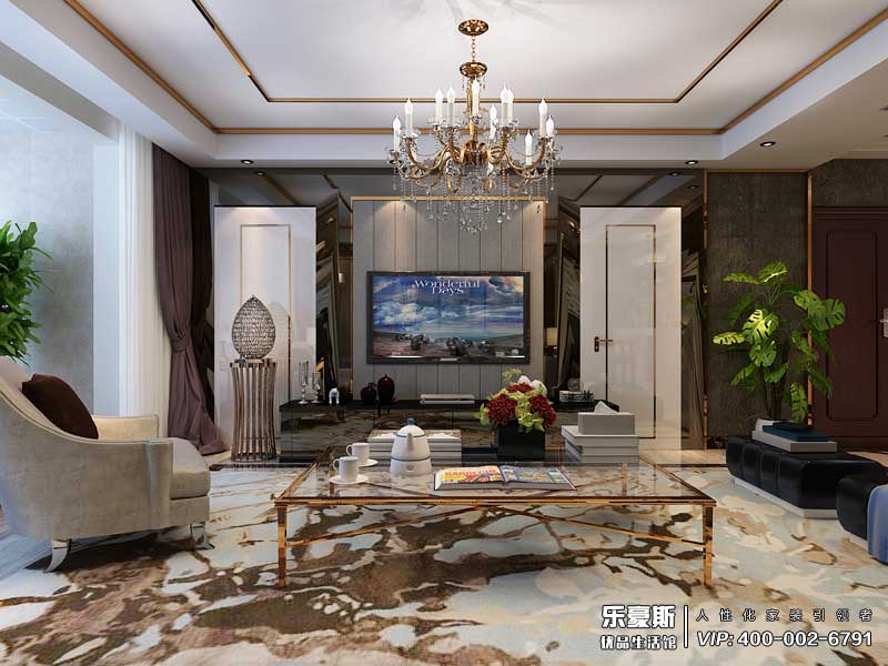 學(xué)府名城后奢風(fēng)格裝修設(shè)計(jì)