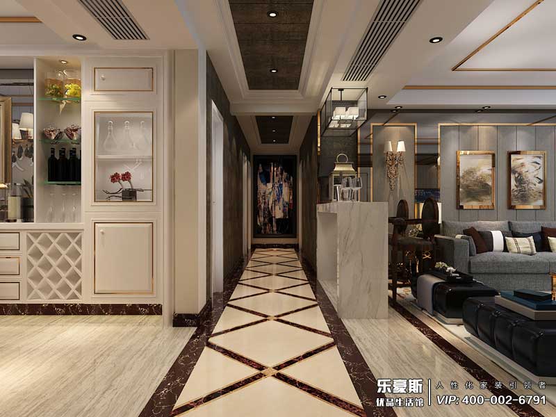 學(xué)府名城后奢風(fēng)格裝修設(shè)計(jì)