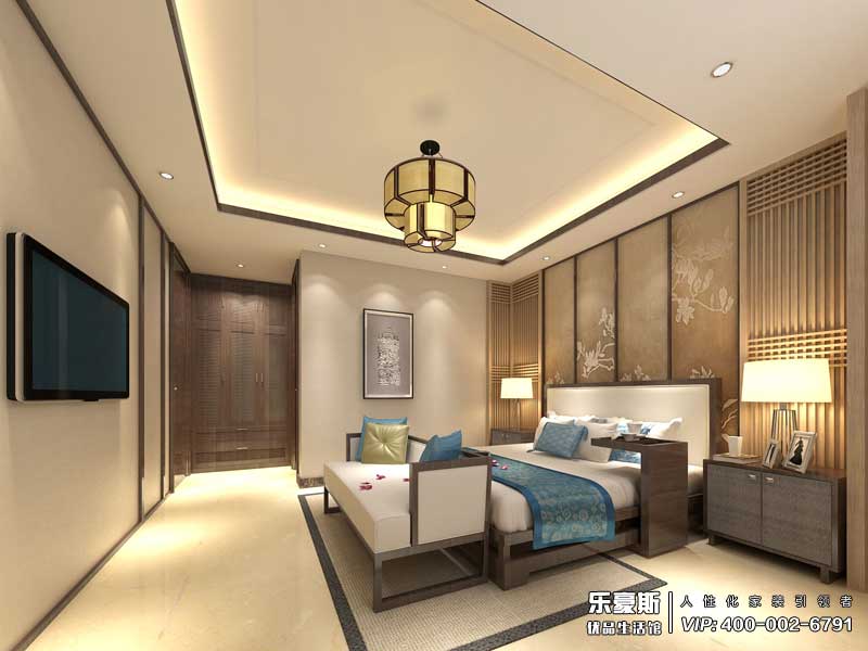 盛邦大都會(huì)137平米新中式風(fēng)格裝修