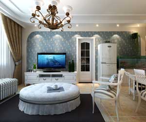 石家莊藍(lán)山國際裝修，小清新的田園風(fēng)