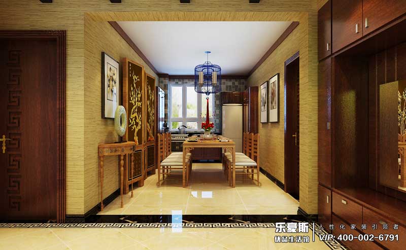 星湖國際花園中式風格裝修