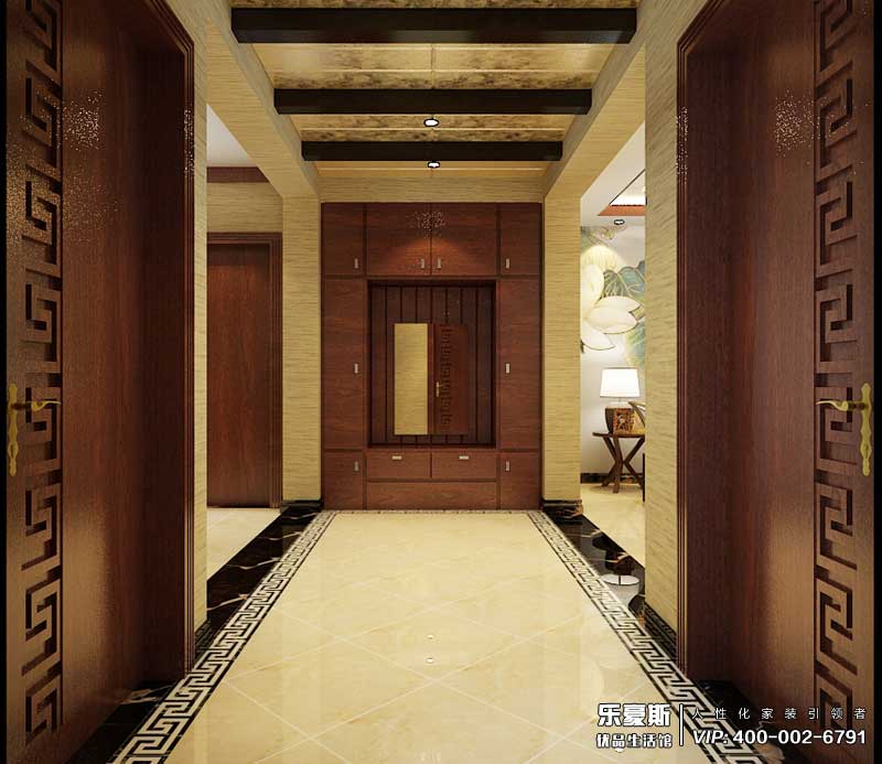 星湖國際花園中式風格裝修