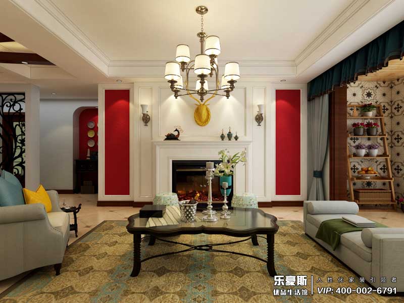 同祥城美式風(fēng)格裝修效果圖