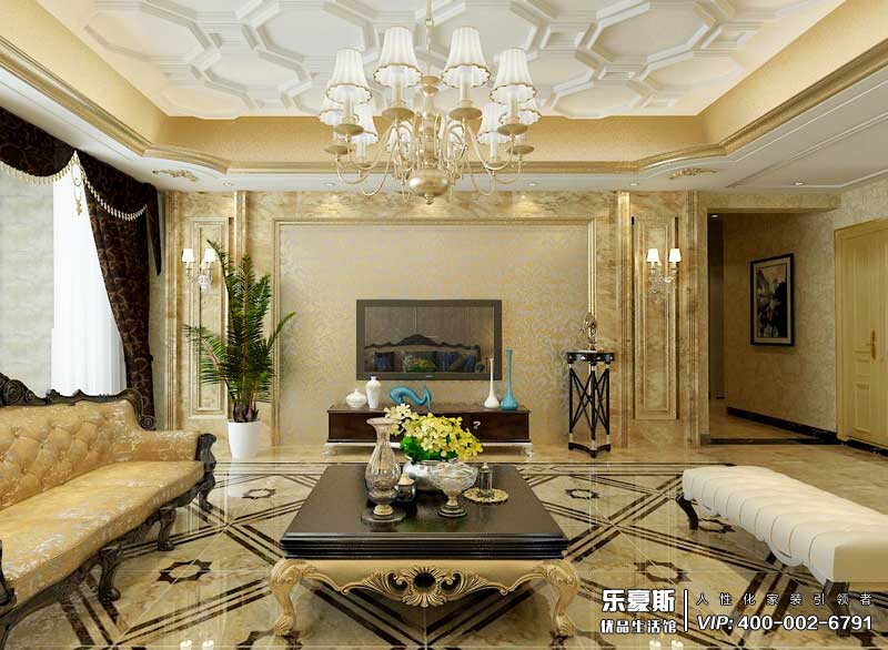 星河盛世350平米法式風格裝修效果圖