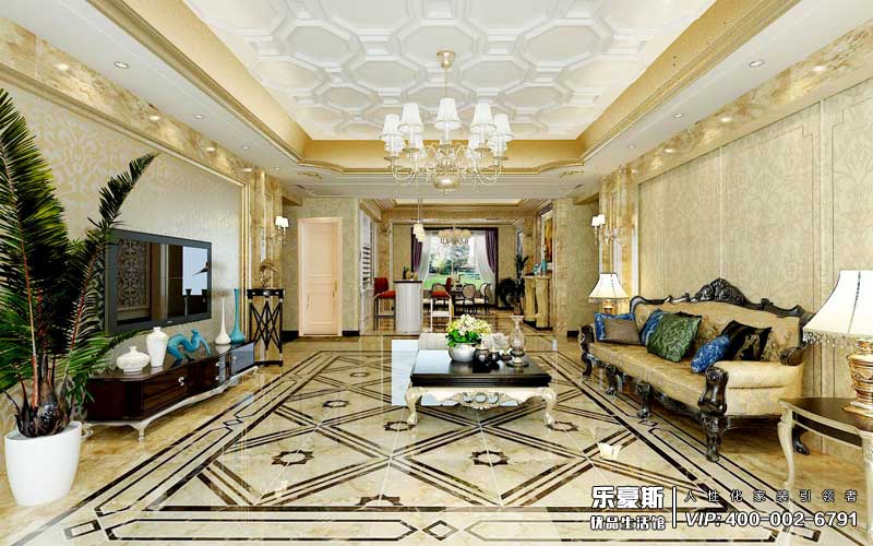 星河盛世350平米法式風格裝修效果圖