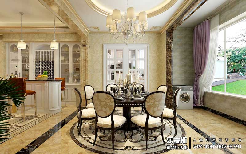 星河盛世350平米法式風格裝修效果圖