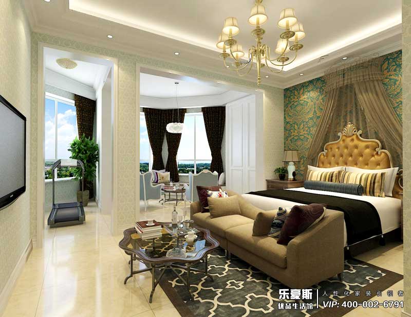 星河盛世350平米法式風格裝修效果圖