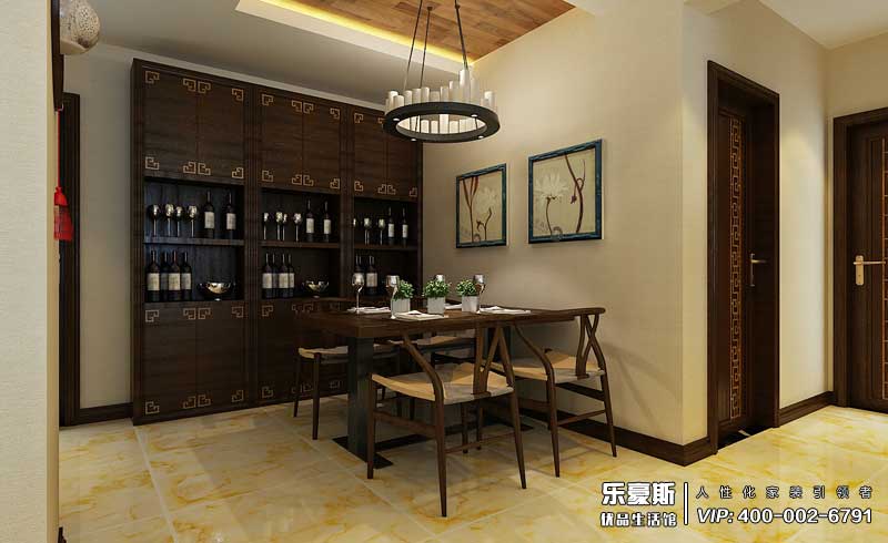 御河上院中式風格裝修效果圖