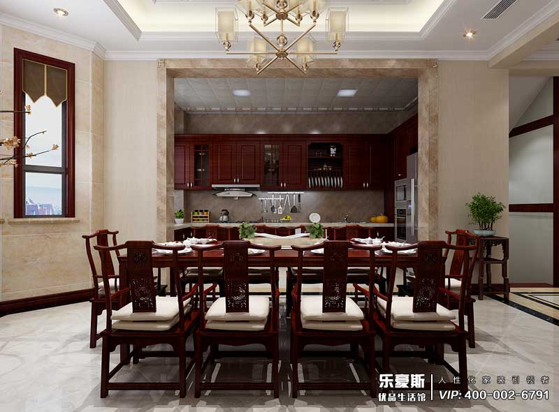 鑫界王府470平米混搭風格裝修效果圖