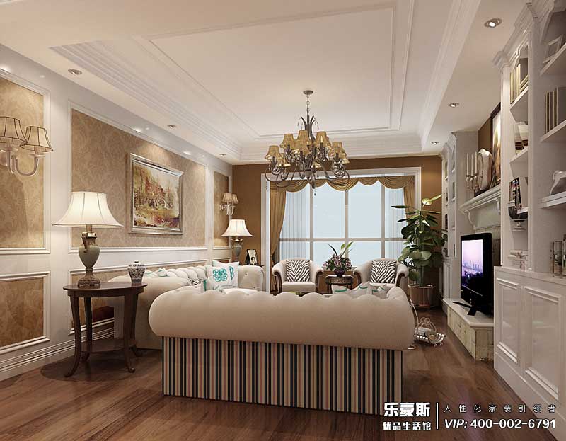 東勝紫御府美式風(fēng)格裝修效果圖