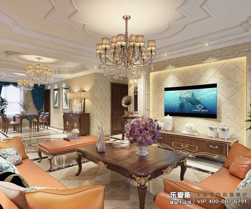 盛紫中央公園歐式風(fēng)格裝修效果圖