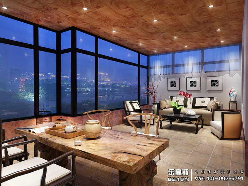 中儲(chǔ)七星公館美式風(fēng)格裝修效果圖