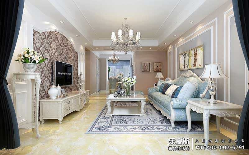 東勝紫御公園廣場(chǎng)美式風(fēng)格裝修