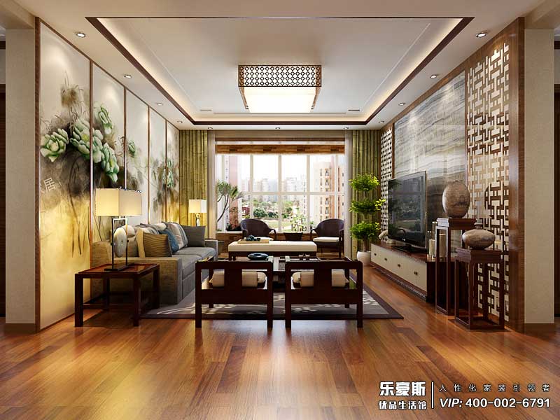 弘達(dá)商務(wù)新中式風(fēng)格裝修