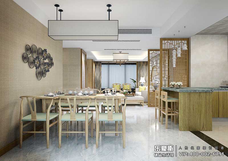 鑫界王府新中式風(fēng)格裝修效果圖