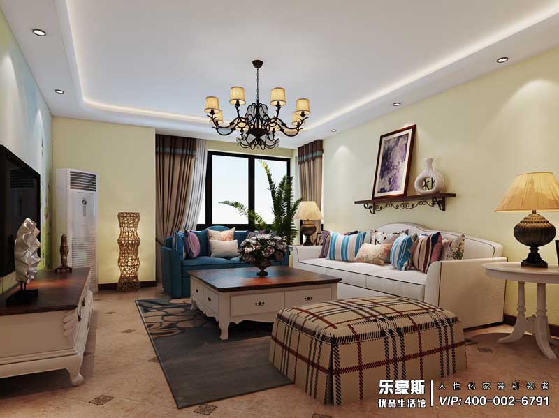 石家莊世紀公館地中海風格裝修設計